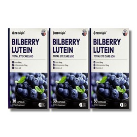 ANGET ORIGIN Enget Origin Bilberry Lutein Total Eye Care 600 600mg x 30 capsules 3 boxes / 엔젯오리진 빌베리 루테인 토탈 아이케어 600 600mg x 30캡슐 3박스
