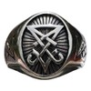 PikaLF Lucifer Ring for Men, Satan Lucifer Demon Ring, Seal
