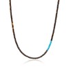 COAI Gemstone Surfer Necklace, Bronzite
