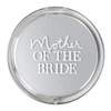 About Face Designs Mother of The Bride Compact Mirror, Silver
