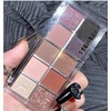 Go Ho 10 Colors Eyeshadow Palette,Matte&Glitter Eyeshadow Makeup,High Pigmented Shades,Naturing-Looking,