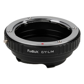 Fotodiox Lens Mount Adapter, Contax/Yashica (Also Known as c/y cy Lens) Lens to Leica M Adapter, fits Leica M3 · M2 · M1 · M4 · M5 · CL · M6 · MP · M7 · M8 · M9, Hexar RF · Epson R-D1 · 35mm Bessa · Cosina Voigtländer · Minolta CLE · Rollei 35 RF · Zeiss