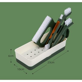 siismi 7-in-1 Joint Cleaning Brush Kit, Grout and Gap Cleaning Brush, Cleaning Brush for Deep Cleaning of Showers, Floors, Bathroom and Kitchen (Green)