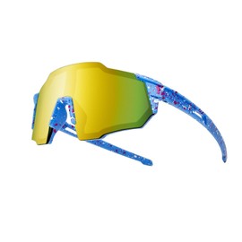 TTOAOKE Kids Sunglasses Youth Baseball Glasses for Sports & Cycling Lightweight Anti-Glare Softball Goggles for Boys & Girls