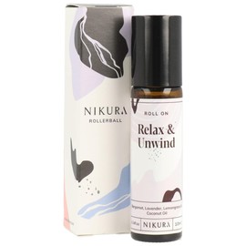 Nikura Relax & Unwind Roll On Essential Oil Blend - 10ml | for Sleep, Relaxing, Anxiety, Aromatherapy | Use on Skin, Temples, Pulse Points, Wrists, Neck