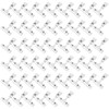 Clear Sign Clips on Merchandise Display 50 Pack Plastic Label