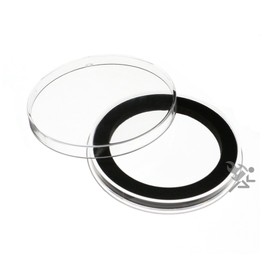 (10) Air-tite Y-50.8mm Black Ring Coin Holder Capsules for 2oz Silver Lunar Series 1