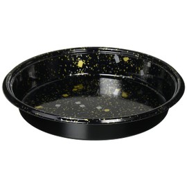 Chuo Kagaku Disposable Sushi Tub, Made in Japan, HS Round Tub, 20, Black Gold Foil, BK, 10 Pieces, Size: Approx. 9.4 x 9.4 x 1.5 inches (24 x 24 x 3.8 cm)