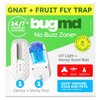 BugMD Fruit Fly Trap Indoor for Safer Home, Gnat Traps