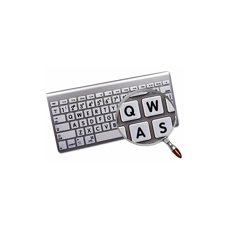 4Keyboard New Apple English Large Lettering Upper Keys Keyboard Stickers