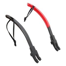 FIRELOOP 2 Set of Cast Iron Grill Grate Lifter Gripper Barbeque Red Grid Lifter Fit for Kamado Grill Joe Big Size Green Egg Accessories Grill Grate Lifter for Charcoal Grill Primo Louisiana Weber