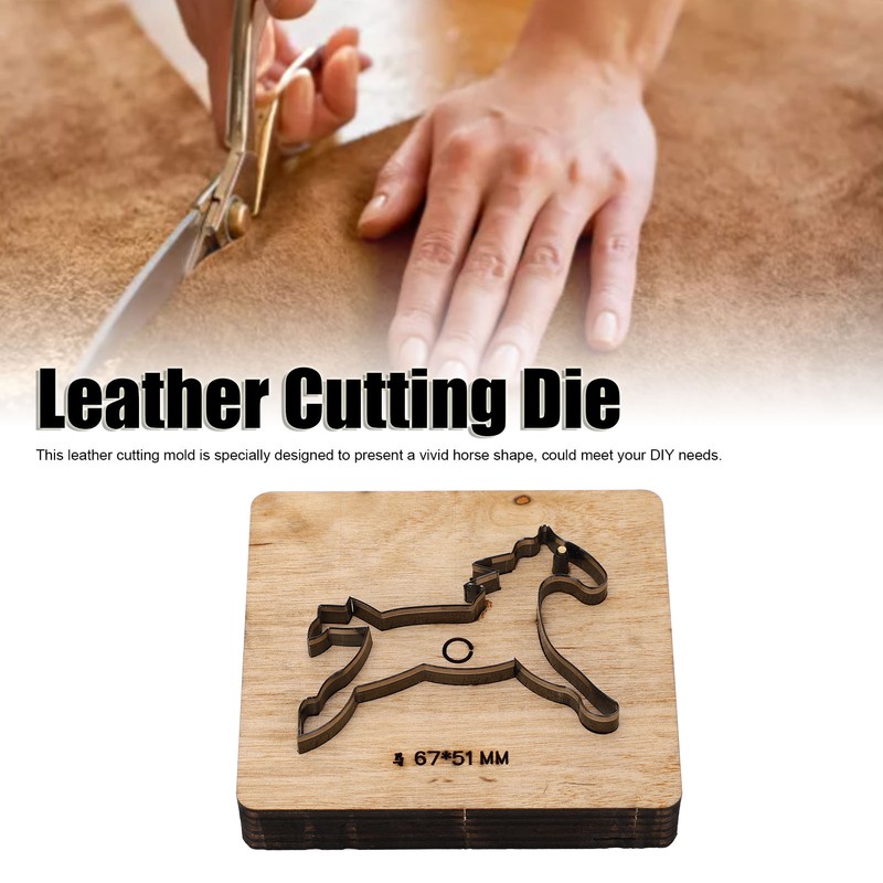 Leather Cutting Die Horse Shape Sharply Clean Edge Alloy Steel