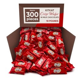 Crispy Wafer Miniatures – 10LB (Approx. 300 Pieces) – Individually Wrapped Milk Chocolate Easter Candy for Snacking, Sharing & Basket Fillers