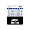 Social Worker Badge Buddy Horizontal w/Height & Weight Conversion Charts