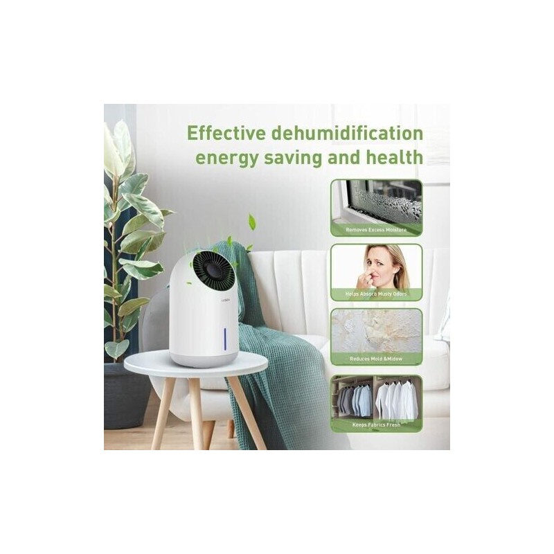 vavsea Mini Compact Dehumidifier 1500ml 322 sq ft with UL
