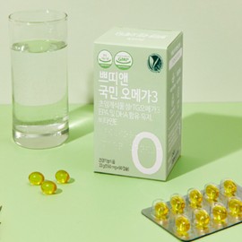 Petite Ann Petit & Kookmin Omega3 Supercritical Vegetable Altige DHA 60p / 쁘띠앤 국민 오메가3 초임계 식물성 알티지 DHA 60p