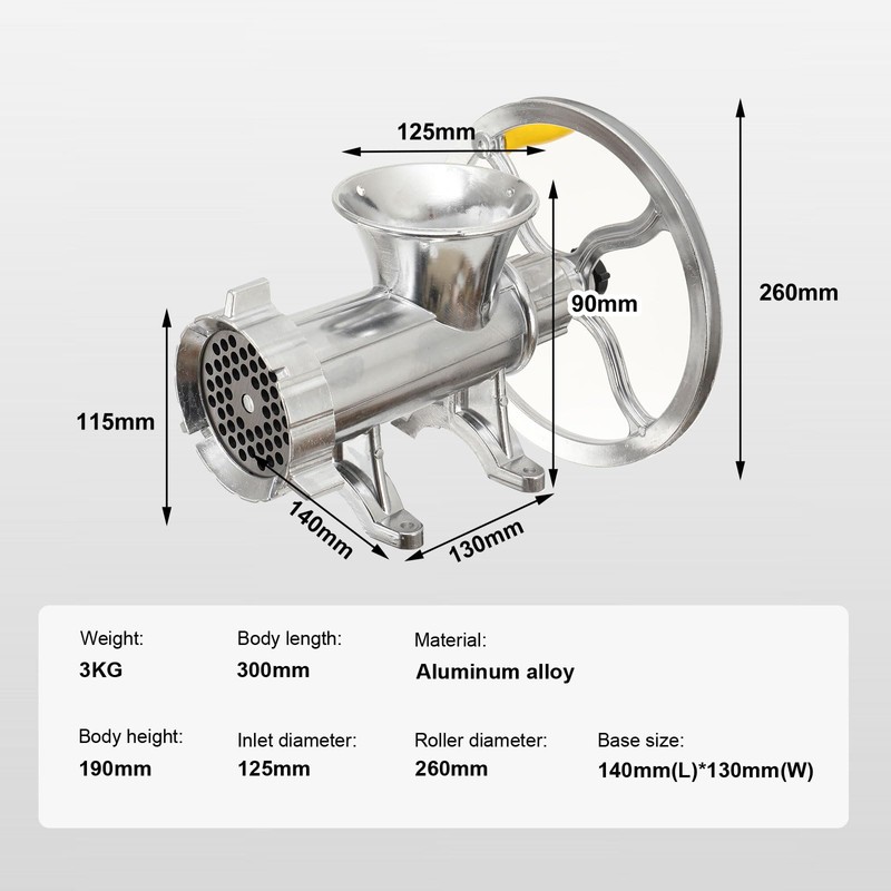Manual Meat And Vegetable Grinder Mincer, Separated Meat Grinder Hand
