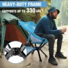 VILLEY Portable Folding Chair Lightweight Camping Chair Quick Setup for