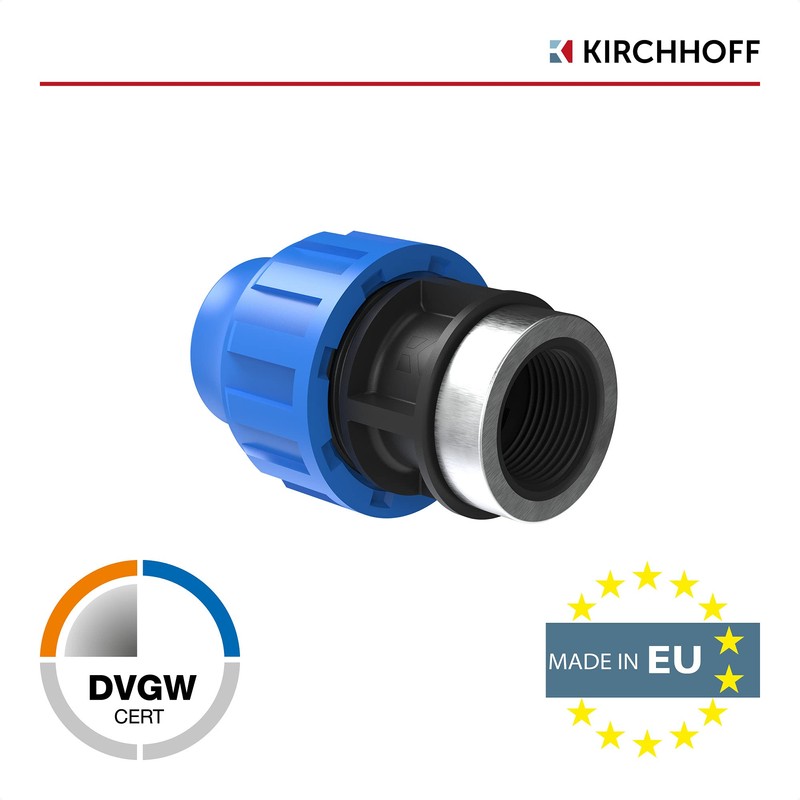 Kirchhoff Fitting transition piece with external thread, 25 mm x