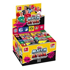 Topps BL19-DE3/D European Soccer Club Trading Cards 2018/19, 36 boosters in Display, Multicoloured