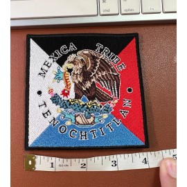 Mexica Tribe patch Tenochtitlan, Aztec, Mexico, Tribal Flag, Mexican (#34)