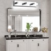 SineRise LED Modern Bathroom Vanity Light Fixtures (3-Light, 24-Inch), Chrome