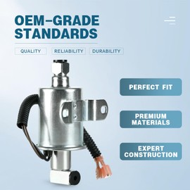 Electric Fuel Pump Compatible with Onan 5500 5.5KW Gas Generator Marquis Gold Rialta RV 5500 EVAP Cummins HGJAB HGJAC Airtex GMB 596-1160 Herko RV008 E11015 Replaces A029F887 A047N929 149-2620