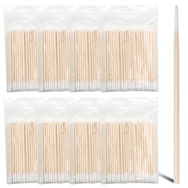 Scettar 800 Pieces Cotton Sticks, Reusable Cotton Buds, Cotton Buds for Kids, Cotton Buds for Ears, Makeup, Nails and Tattoos