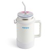 momjug Hydration Water Bottle for Moms 50oz (With Indicator, White)