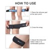 Wisesso IT Band Strap, Adjustable Iliotibial Band Syndrome Brace, Athletic