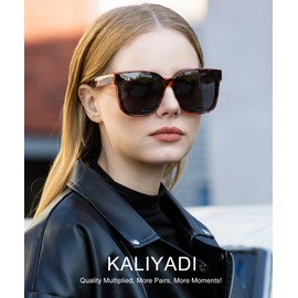 KALIYADI Fit-Over-Glasses Polarized Sunglasses-for-Women Wrap-Around-Sunglasses: Mens Polarized Sunglasses UV400 Protection