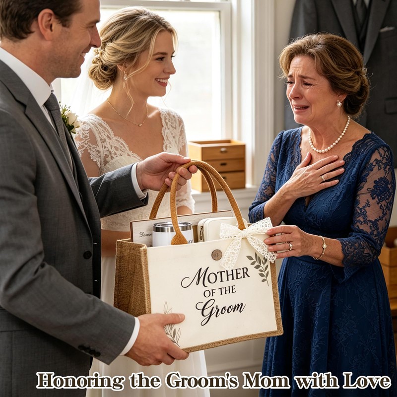 Mother of the Groom Gifts Set for Wedding Day Mom