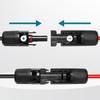 MOOKEERF Solar to XT60 Charge Extension Cable 75FT 12AWG XT60