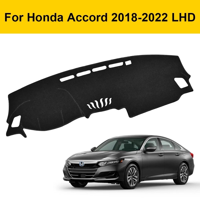 For Honda Accord 2018-2022 Car Black Dashboard Dash Mat DashMat