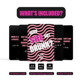 KAWAII KOI Girls Night Party Drinking Games - Bachelorette Party Favors & Card Games for Ladies' Nights - Fun Board Games for Girls Night Out & Bachelorette Party 21st Birthday Party