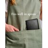 Mymazn Server Book with Zipper and Magnetic Pocket, Cute Waitress