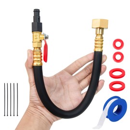 Flush Hose Fitting Kit for Yamaha,PWC WaveRunner/Sport Jet Boat Flush Fitting Kit Black Compatiable For Yamaha,LX VX VXR FXHO VX110 VX Deluxe FX Cruiser Jet Ski (Jet Boat Flush Fitting Kit-Red)