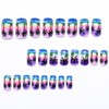Coconut Tree Press on Nails Short Square Fake Nails with