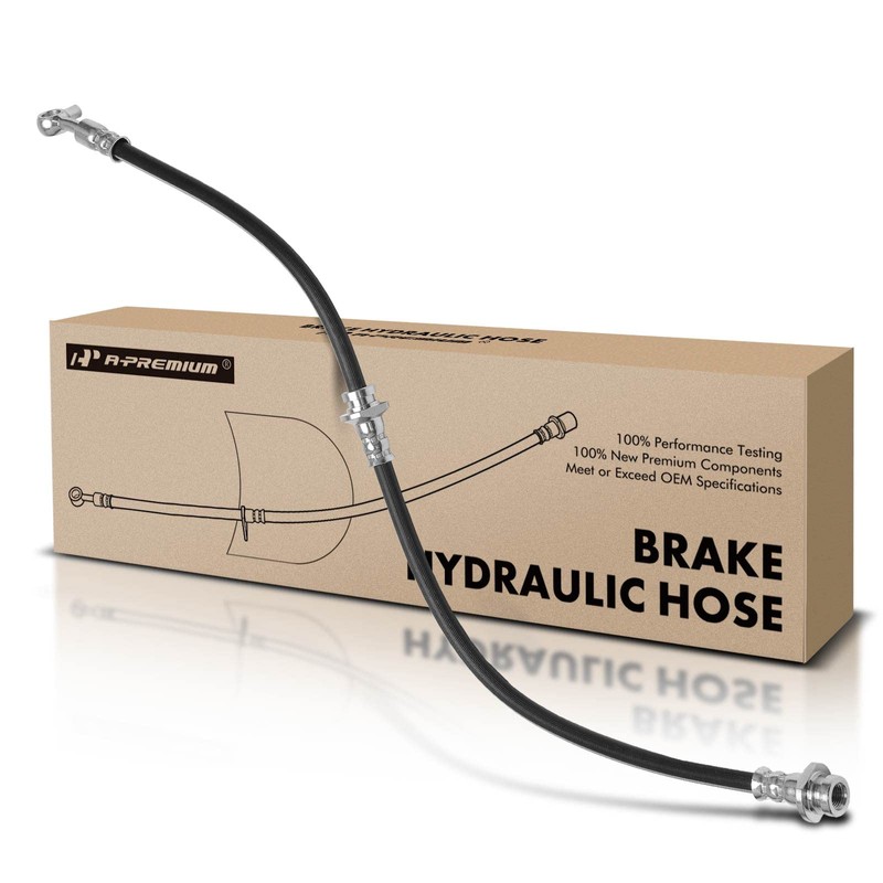 A-Premium Front Passenger Brake Hydraulic Oil Hose Compatible with Select