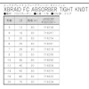 XBRAID Fluorocarbon FC Absorber Tight Knot (FC ABSORBER TIGHT KNOT)