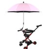 Pram Parasol with Clamp Umbrella with Adjustable Clip on UV