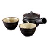 Yamasho Pottery Shigaraki Ware Sumi-iro Futari Tea Pot Sum-3