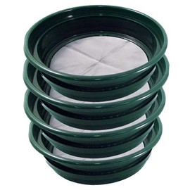 ASR Outdoor 4pc Gold Panning Classifier Screen Set, Mesh Soil Sifter