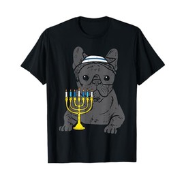 Jew French Bulldog Dog Hanukkah Pajamas Chanukah PJs Women T-Shirt