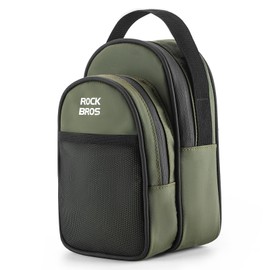 ROCKBROS Bicycle Bag Handlebar Bag Front Bag for Folding Bike with Buckle 1.8 L Layer Storage Bicycle Handlebar Bag