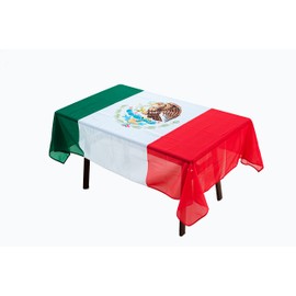 Rectangular Tablecloth Mexico Mexican Flag Tablecloth Fade-Resistant Washable National Flag Tablecloth, Suitable for Kitchen Dining Family Gatherings and Outdoor Events,59 Inches * 83 Inches.