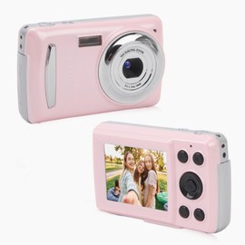 Pocket Digital Camera for Photography, 16MP 1080P HD Compact Point and Shoot Camera with 2.4in Screen, 16X Zoom Auto Focus Small Video Camera for Kids Teens Boys Girls ()