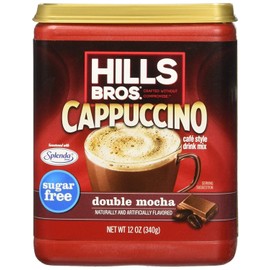 Hills Bros. Flavor Coffee Sugar-Free Double Mocha, 12 Ounce (Pack of 4)