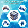 KATELUO 2 in 1 Magic Cube, Star Clear Sky Infinity