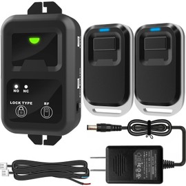 UHPPOTE 433.92mhz 12VDC Remote Control with DC Power Connector Specially Applied to Access Control Lock